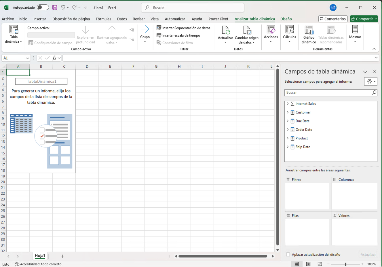 excel tabla dinamica