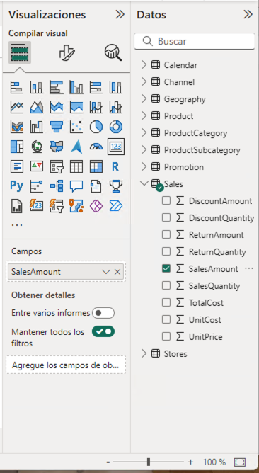 powerbi tarjeta inicio