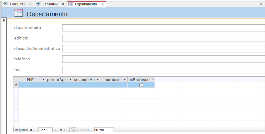 formulario departamento