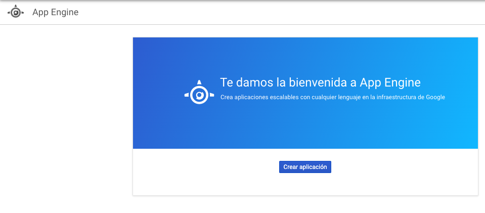 AppEngineBienvenida