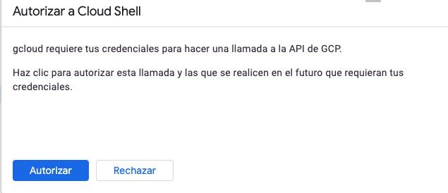 CloudShellAutorizar