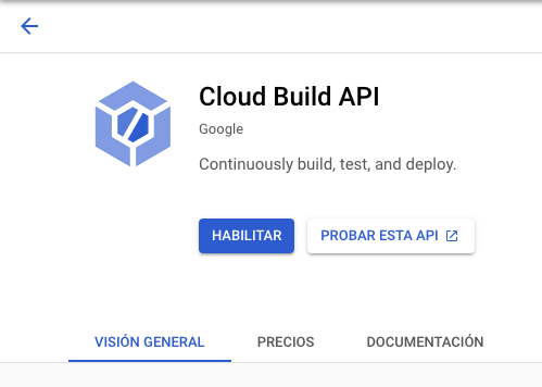 GoogleCloudHabilitarCloudBuildAPI