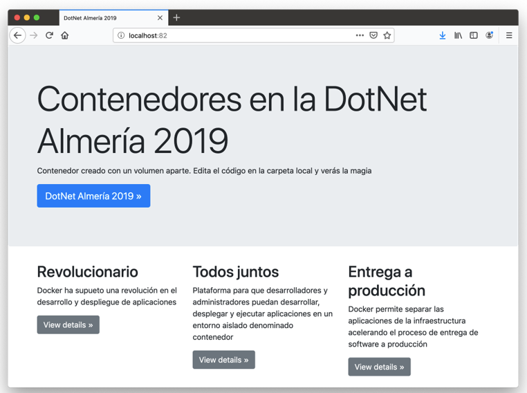 crear contenedor con volumen